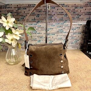 NWT Hammitt Bryant Medium Belted Suede purse